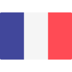 Drapeau français - cours de surf disponibles en français à Waïmea Surf School, Anglet